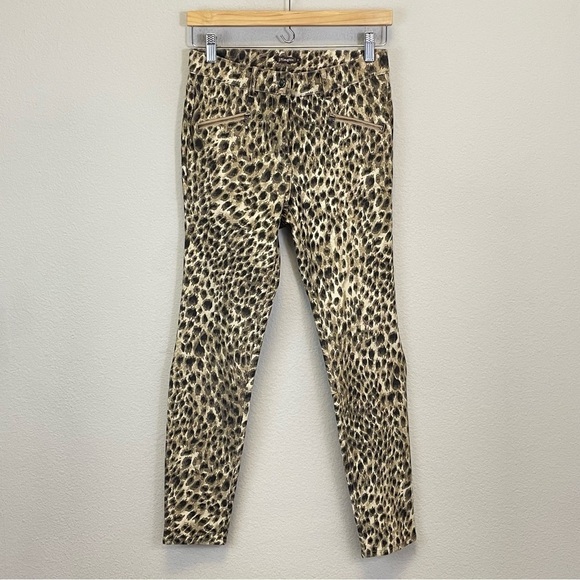 J. McLaughlin Animal Print Zip Ankle Skinny‎ Jeans Size 4 - Picture 2 of 9